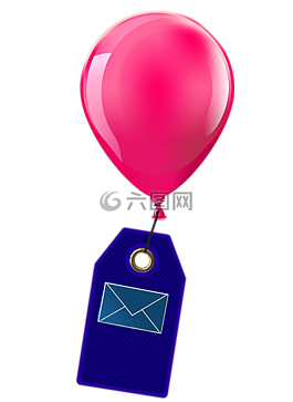 氣球,盾,信件