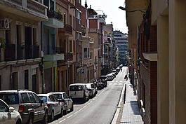 西班牙,巴塞羅那,街道