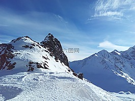 翁哈特,山,雪