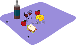 野餐,吃,食品