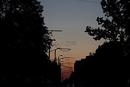上午,日出,天空