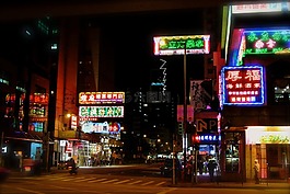 香港,霓虹燈,建設(shè)