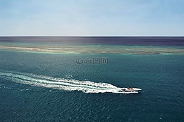 劃船,海,船
