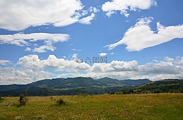 景觀,草,天空