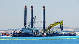施工現(xiàn)場,起重機,重機
