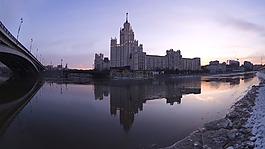 城市,莫斯科,河