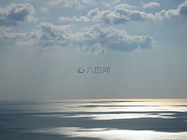 海,云,太陽