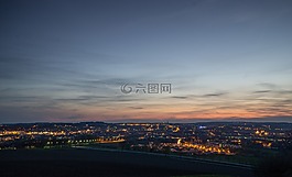 这个城市的灯光,abendstimmung,灯