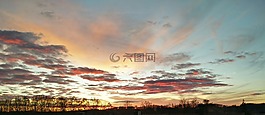 日落,abendstimmung,背景圖像