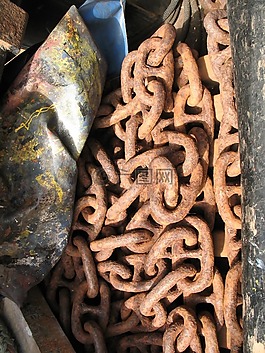 鏈,船舶,銹