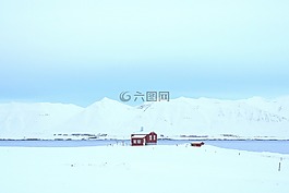 雪山,雪,冬天