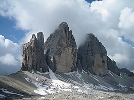 山,treking,云