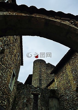 pérouges,村,好看