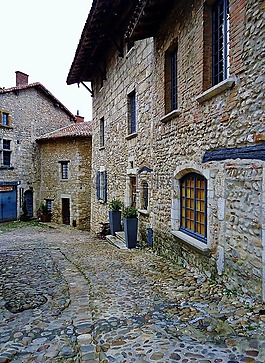 pérouges,村,好看