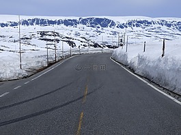 路,雪,景觀
