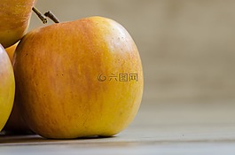 蘋果,黃色,水果