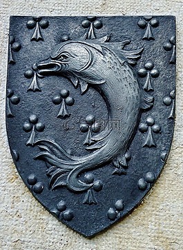 徽章,铁,pérouges
