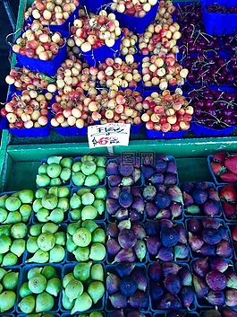 市場,水果,新鮮