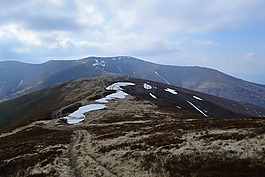 旅程,山,道路