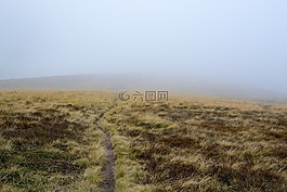 旅程,山,道路
