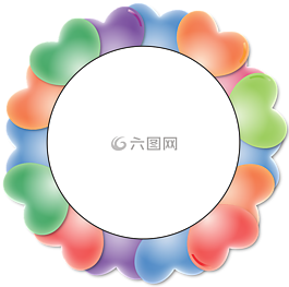 氣球,環路,心