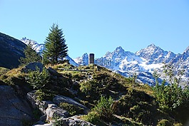 福拉爾貝格,山,雪