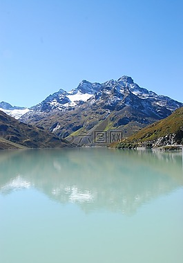 silvretta,水库,奥地利
