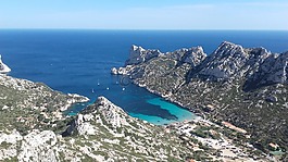 馬賽,小溪,地中海