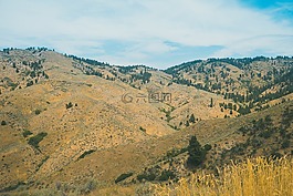 谷,高山景觀,自然