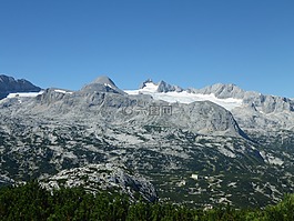 山景觀,奧地利,頂石山
