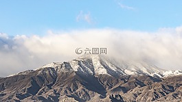 雪山,落基山,雪