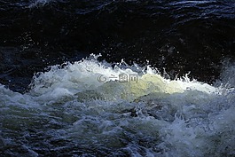 波,水,涼
