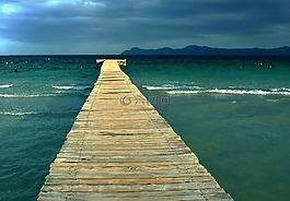 海,海灘,波