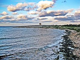 海岸,海洋,塔