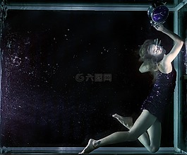水下,模型,精美艺术