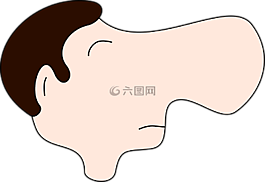 男,男子,鼻子