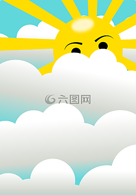 太陽,云,天氣