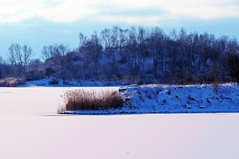 景觀,湖,凍結(jié)