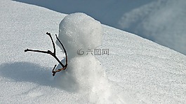 雪,降雪,雪花