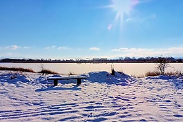 景觀,湖,凍結(jié)