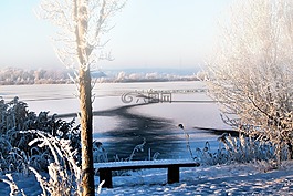 景觀,湖,凍結(jié)