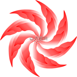花,紅色,開(kāi)花