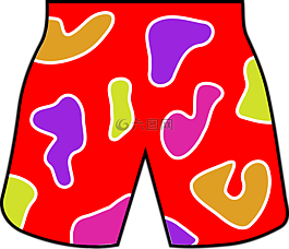 短褲,海灘,服裝