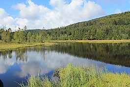 湖,天空,鏡像
