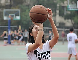 籃球,女生,投籃