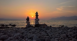 海,夏天,海灘