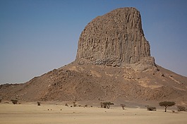阿尔及利亚,hoggar,pic 拉佩林