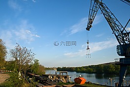 莱茵,起重机,老莱茵河