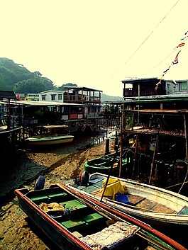 大澳,釣魚,村