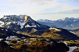 山,奥地利,kössen